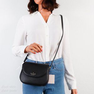 NWT Kate Spade Leila Mini Flap Leather Crossbody